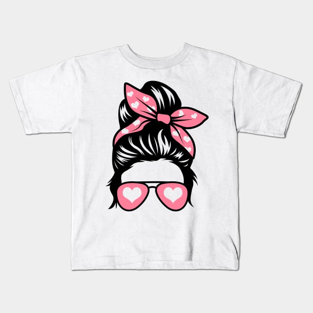 Valentine girls style Kids T-Shirt by sheelashop